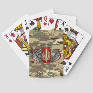 18th Field Artillery Brigade Airborne Poker Cards
