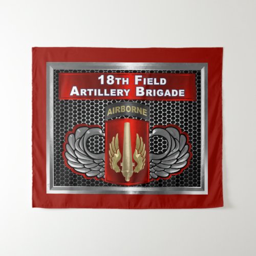 18th Field Artillery Brigade AIRBORNE Tapestry
