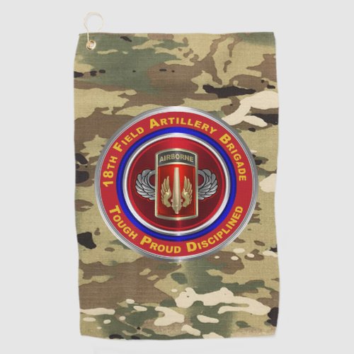 18th Field Artillery Brigade  Golf Towel