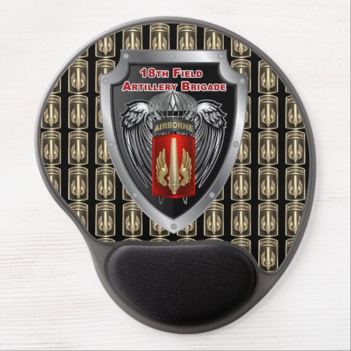 18th Field Artillery Brigade Shield Gel Mouse Pad
