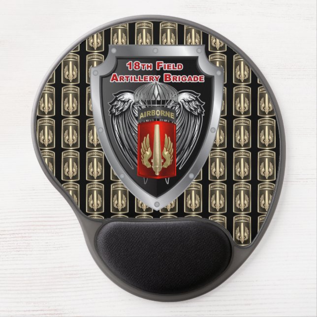 18th Field Artillery Brigade Shield Gel Mouse Pad (Front)