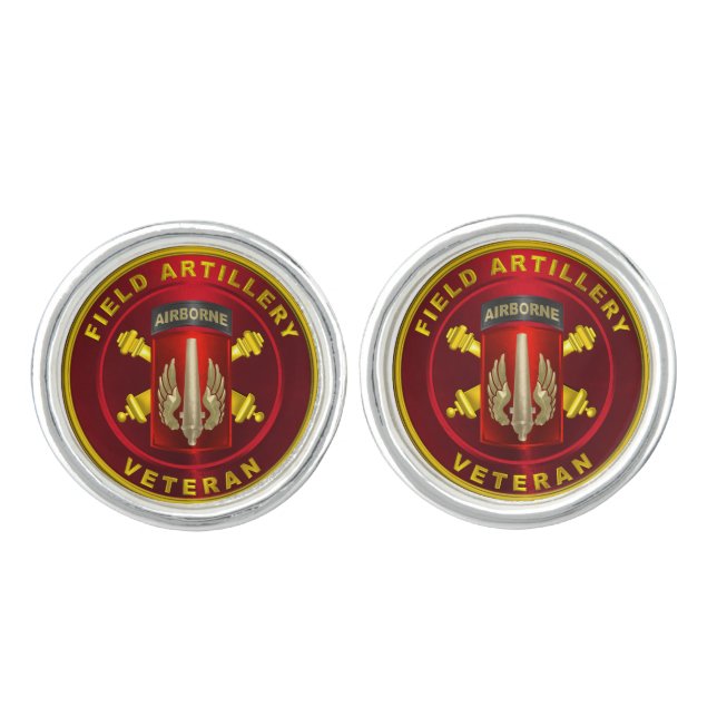 18th Field Artillery Brigade Veteran Cufflinks (Front)