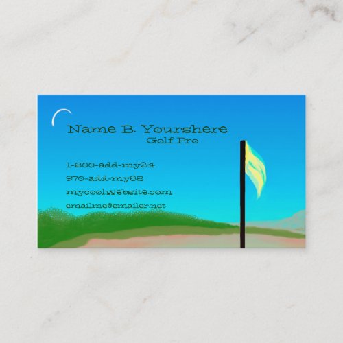 18th Hole Business Card