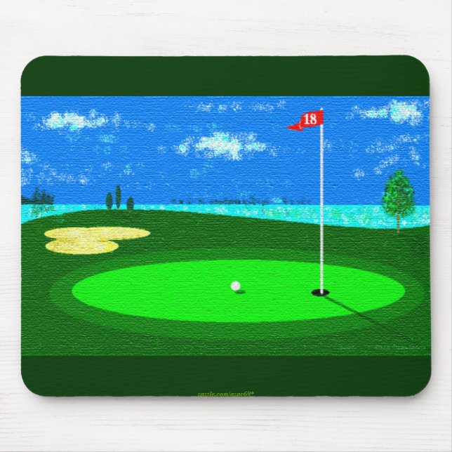 18th Hole Mouse Pad (Front)