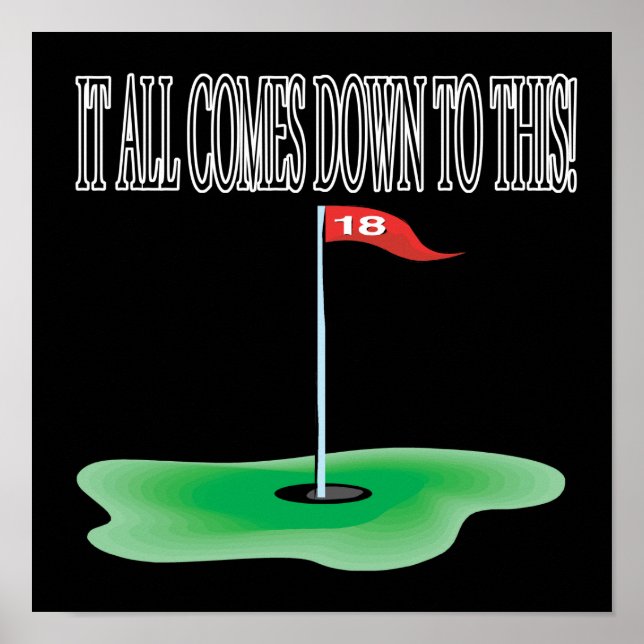 18th Hole Poster (Front)