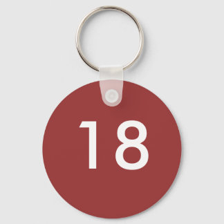 18th keychain