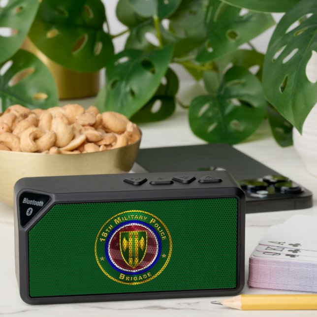 18th Military Police Brigade  Bluetooth Speaker (Insitu(Table))