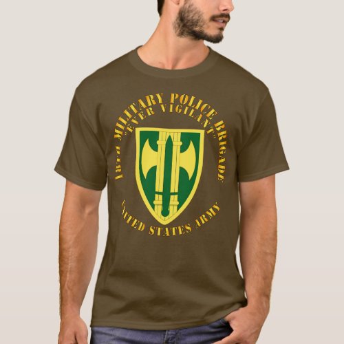18th Military Police Brigade Ever Vigilant SSI X T_Shirt