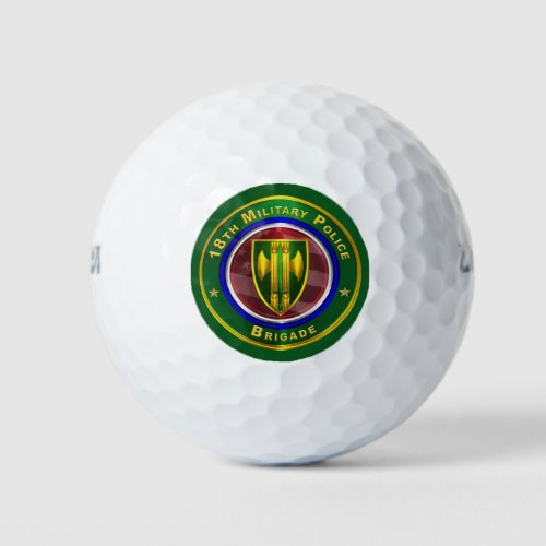18th Military Police Brigade Golf Balls