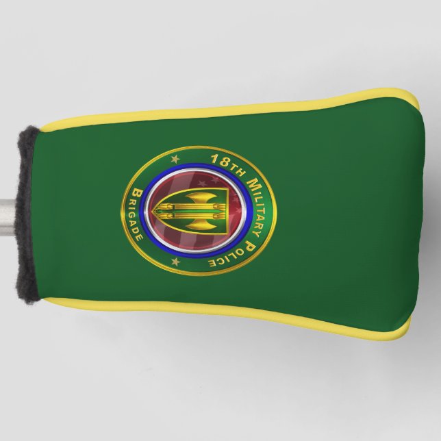 18th Military Police Brigade  Golf Head Cover (Front)