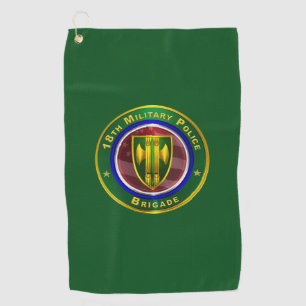 18th Military Police Brigade Golf Towel