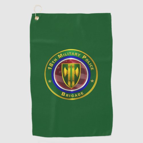 18th Military Police Brigade Golf Towel