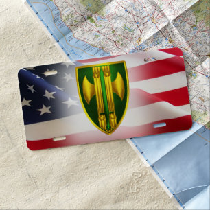 18th Military Police Brigade License Plate