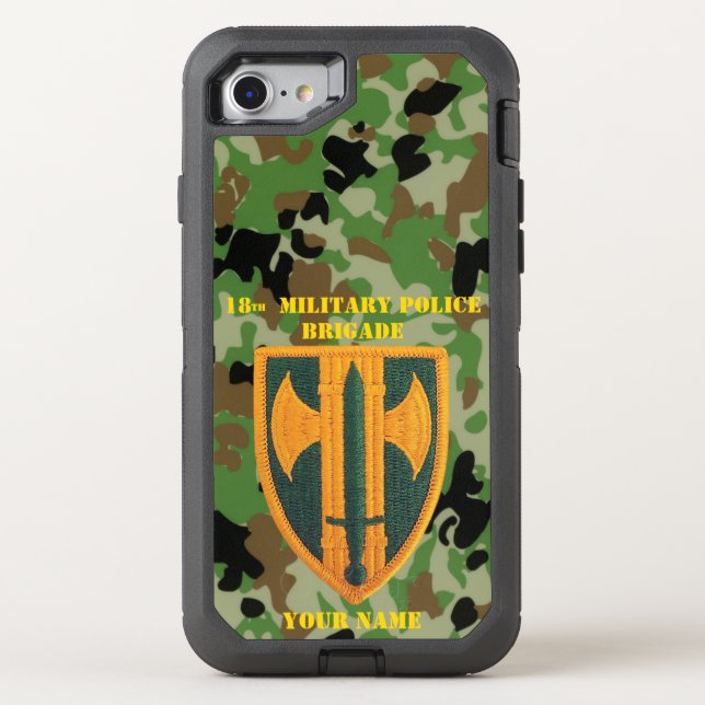18th MILITARY POLICE BRIGADE OtterBox  6/6s iPhone Case (Back)