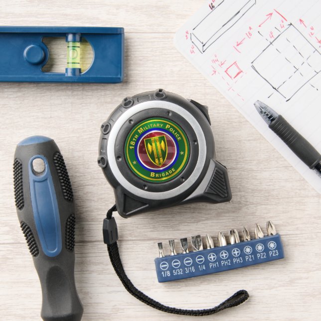 18th MP Military Police Brigade  Tape Measure (Workshop)