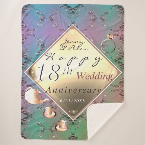 18th Wedding Anniversary Acquamarine Color