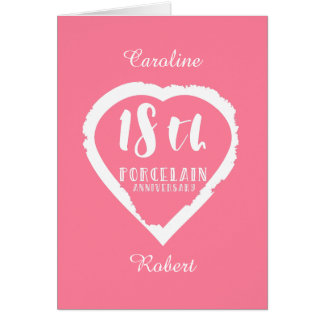  18  Year  Anniversary  Cards Greeting Photo Cards Zazzle