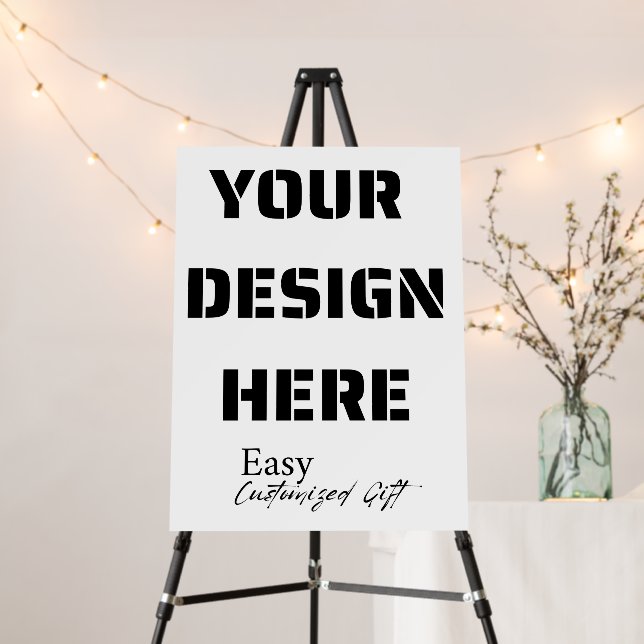 18x24" foam board Custom Print (In Situ (Stand))