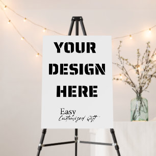 18x24" foam board printing welcome sign