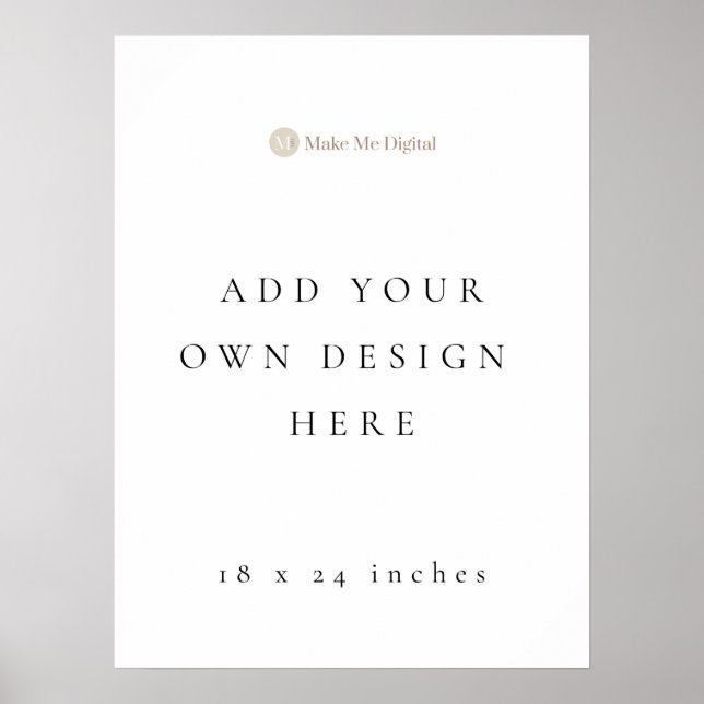 18x24 inch Poster Sign (Front)