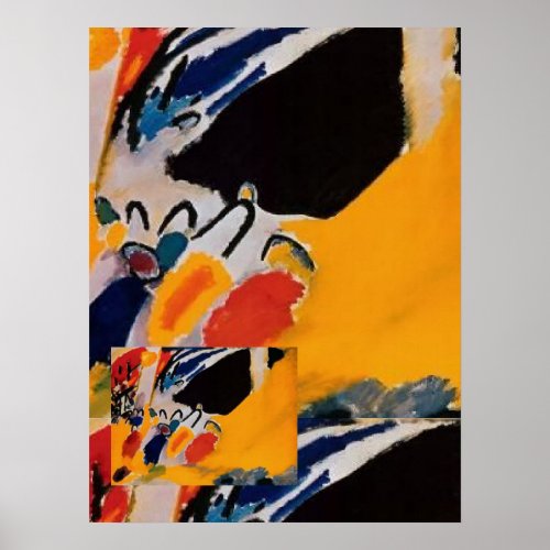 18x24 inch poster with abstract artwork