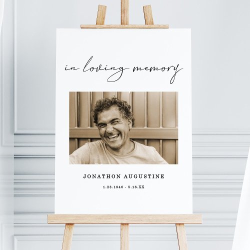 18x24 Personalized Funeral  Memorial Sign