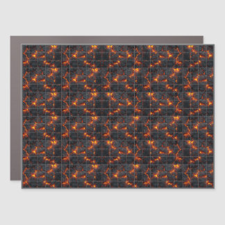 18x24 Volcanic Magnetic Grid Map Car Magnet