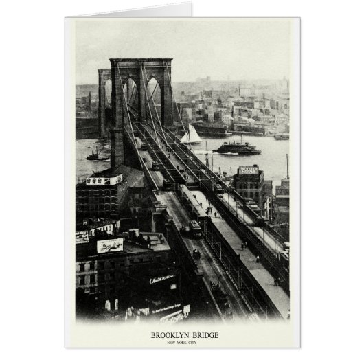 1900 Brooklyn Bridge Cards (Front)