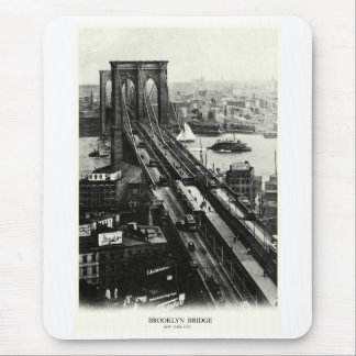 1900 Brooklyn Bridge Mouse Pad