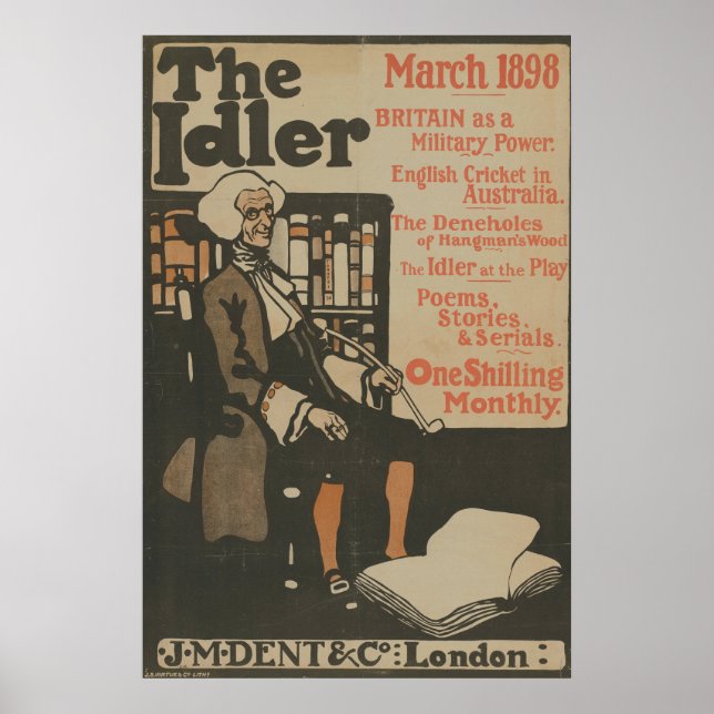 1900 Forrest Smith Premier Typewriter Poster (Front)