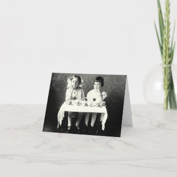 1900 Girlfriends Tea Party Card by historicimage at Zazzle