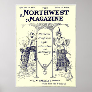 1900 Golf Magazine Print