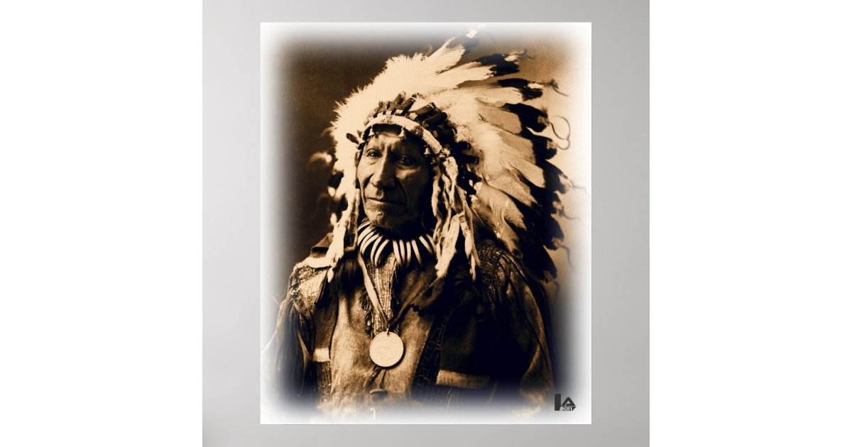 1900 Lakota Sioux Chief American Horse Poster Zazzle 1900 Lakota Sioux Chief American Horse Poster Zazzle