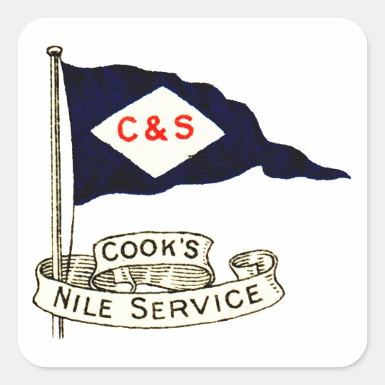 1900 Nile Egypt Luggage Label
