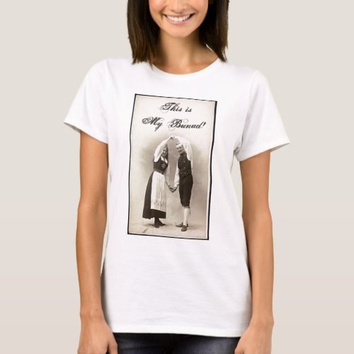 1900 Norwegian Bunad Dancers T_Shirt