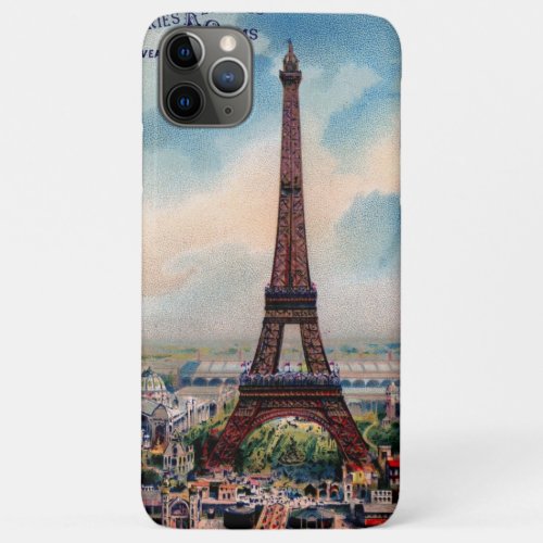 1900s Eiffel Tower Paris iPhone 11 Pro Max Case