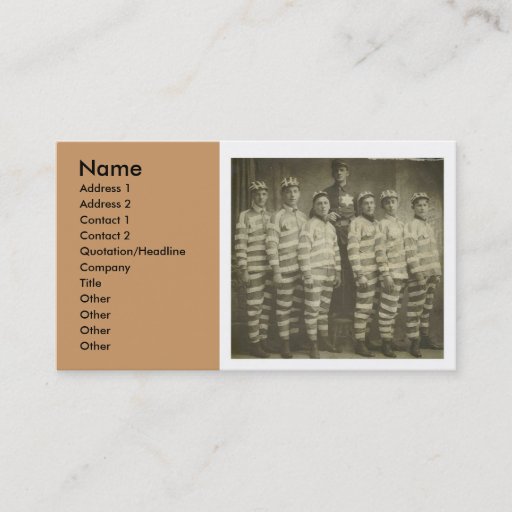 Customizable 1900groupofconvicts business card