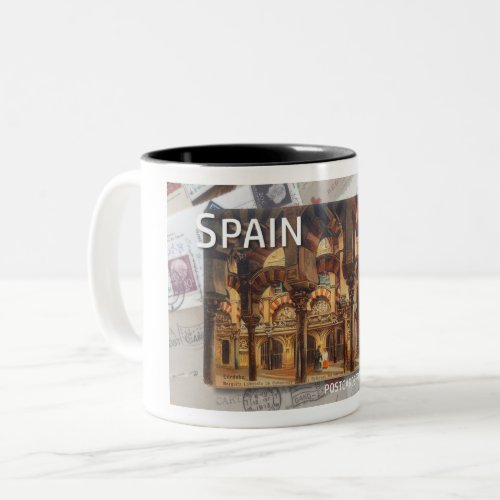 1900s CORDOBA SPAIN TOURIST POSTCARD  Two_Tone Coffee Mug