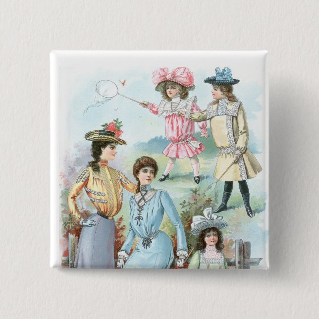 1900s Fashion Button (Front)