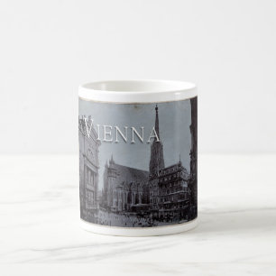 1900S VIENNA AUSTRIA POSTCARD COFFEE MUG