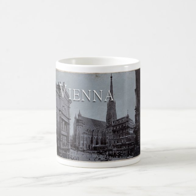 1900S VIENNA AUSTRIA POSTCARD COFFEE MUG (Center)