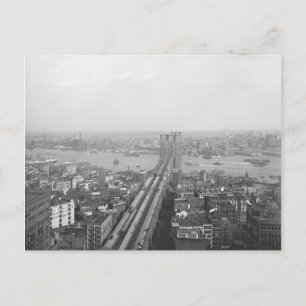 1901 Brooklyn Bridge Postcard