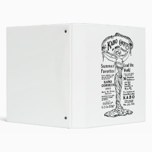 1901 Corset Newspaper advertisement Avery Binder