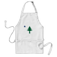 1901 Maine Flag Apron
