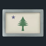 1901 Maine Flag Belt Buckle<br><div class="desc">As Maine goes, so go your pants!</div>