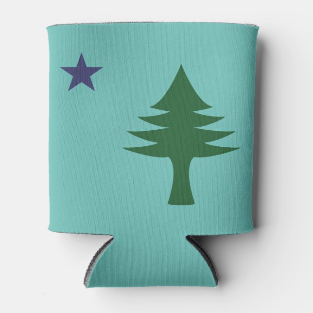 1901 Maine Flag Koozie (Front)