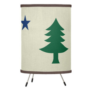 1901 Maine Flag Lamp