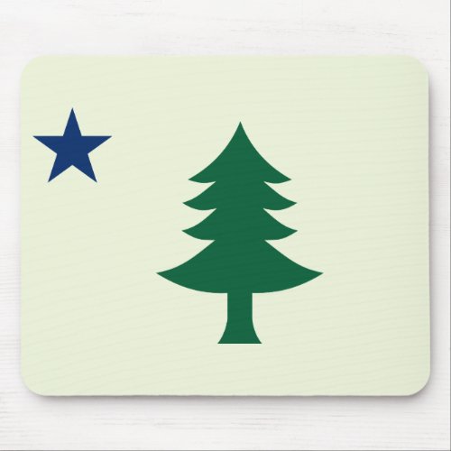 1901 Maine Flag Mouse Pad