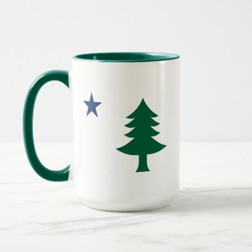 1901 Maine Flag Mug