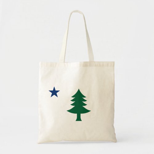 1901 Maine Flag Tote Bag